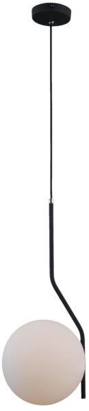 ITALUX PND-3300-1-BK - Lampadario a sospensione con filo CARIMI 1xE27/5W/230V nero