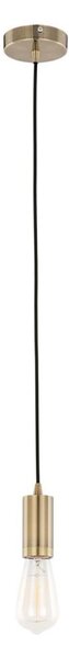ITALUX DS-M-038 ANTIQUE BRASS - Lampadario a sospensione con filo MODERNA 1xE27/60W/230V bronzo