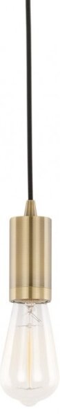 ITALUX DS-M-038 ANTIQUE BRASS - Lampadario a sospensione con filo MODERNA 1xE27/60W/230V bronzo