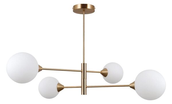 ITALUX PND-55342-4-HB - Lampadario EVORA 4xG9/5W/230V ottone