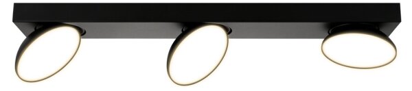 ITALUX SPL-31976-3B-BK - Faretto LED CASTELIO 3xLED/5W/230V 4000K nero