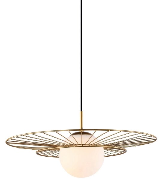 ITALUX MDM-4001/1 GD - Lampadario a sospensione con filo ALISON 1xE27/40W/230V