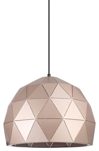 ITALUX MDM-3471-1 GD - Lampadario a sospensione con filo HARLEY 1xE27/40W/230V Oro rosa