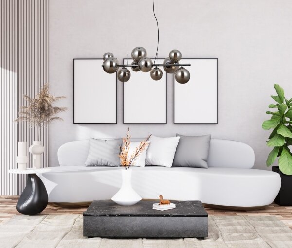 ITALUX PND-406007-10A-BCR - Lampadario a sospensione con filo CANELLO 10xG9/5W/230V nero