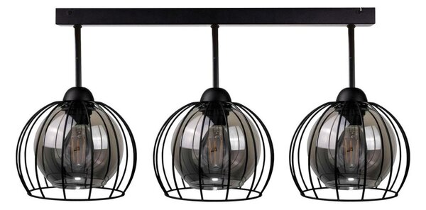 Lampadario a plafone SOLO BLACK 3xE27/60W/230V