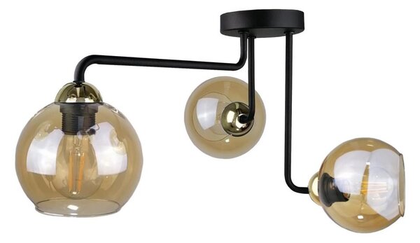 Lampadario a plafone MONDE GOLD 3xE27/60W/230V