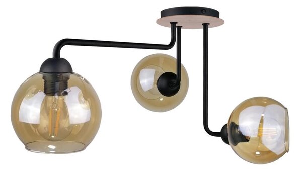 Lampadario a plafone MONDE WOOD 3xE27/60W/230V