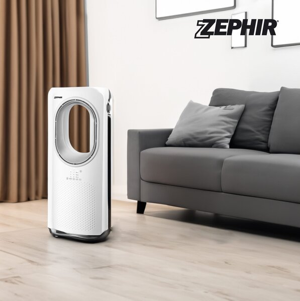 Zephir Ventilatore a Colonna senza pale potenza 50W con Telecomando colore Bianco - PH88BL