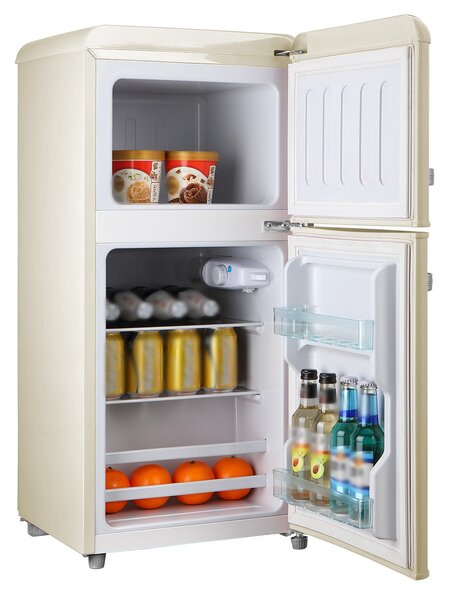 PYRAMIDEA Frigorifero Doppia Porta Capacit 100 Litri Classe Energetica E Raffreddamento Statico colore Crema - MAMBO105C