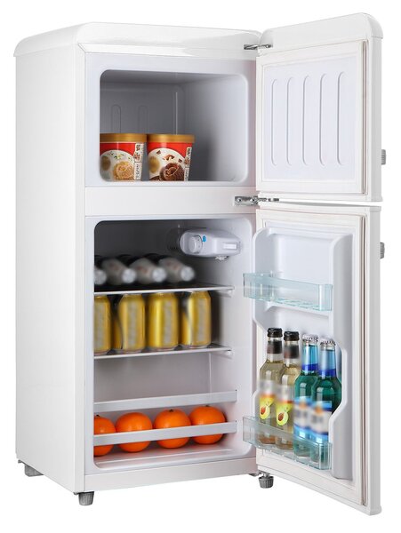 PYRAMIDEA Frigorifero Doppia Porta Capacit 100 Litri Classe energetica E Raffreddamento Statico colore Bianco - MAMBO105W
