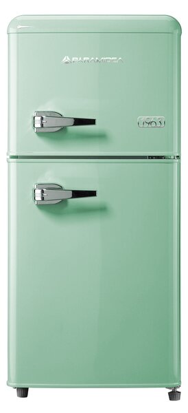PYRAMIDEA Frigorifero Doppia Porta Capacit 100 Litri Classe Energetica E Raffreddamento Statico colore Verde - MAMBO105G