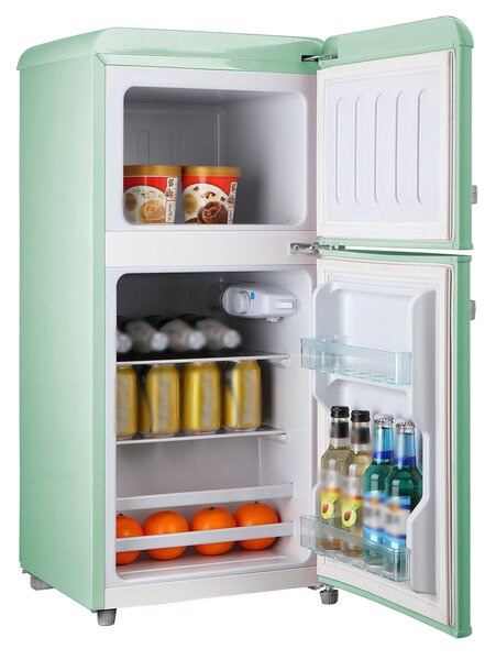 PYRAMIDEA Frigorifero Doppia Porta Capacit 100 Litri Classe Energetica E Raffreddamento Statico colore Verde - MAMBO105G