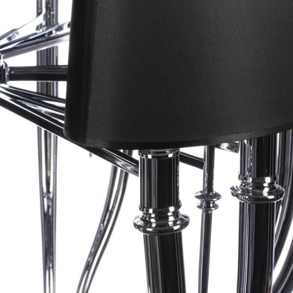 Azzardo AZ1390 - Lampadario su catena DIABLO 12xE14/11W/230V nero
