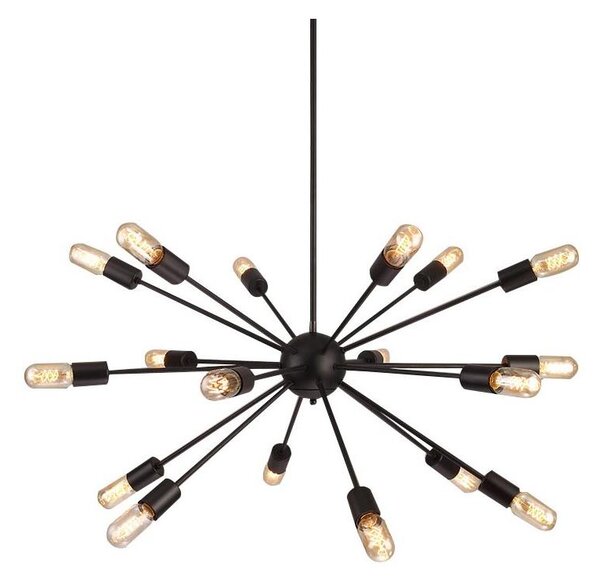 Azzardo AZ1657 - Lampadario a sospensione con supporto rigido ORBIT 18xE27/60W/230V