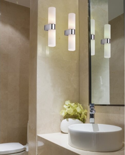 Azzardo AZ1603 - Applique da bagno GAIA 2xG9/33W/230V IP44