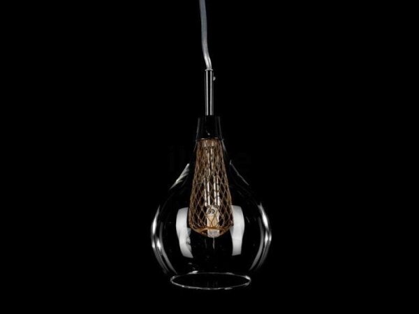 Azzardo AZ1687 - Lampadario a sospensione con filo ELEKTRA 1xG9/40W/230V