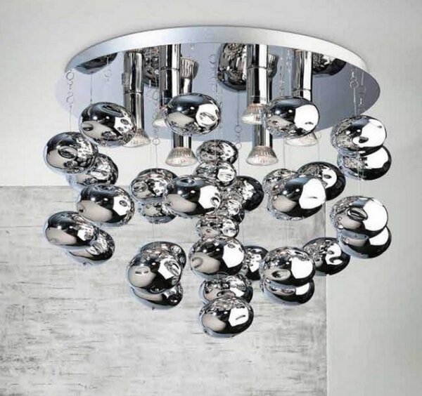 Azzardo AZ2541 - Plafoniera LUVIA 6xGU10/40W/230V