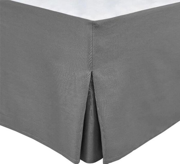Coprimaterasso - HOME LINGE PASSION - 140 x 190 cm + 30 cm - Grigio antracite