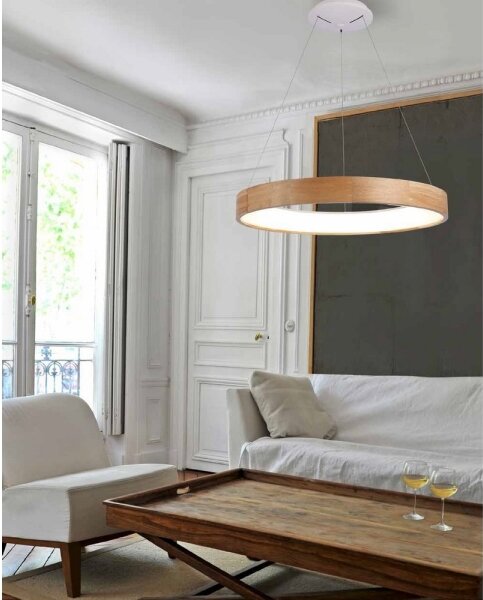 Azzardo AZ3344 - Lampadario a sospensione con filo LED dimmerabile SILVAM LED/30W/230V