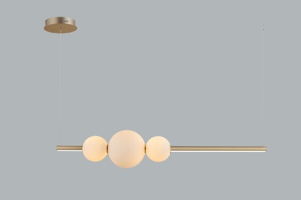 Azzardo AZ4427 - Lampadario LED dimmerabile su corda SANDRA LED/48W/230V oro