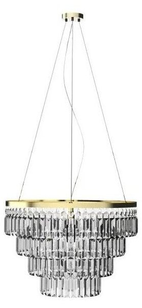 Azzardo AZ4906 - Lampadario di cristallo a sospensione SALERNO 12xG9/40W/230V