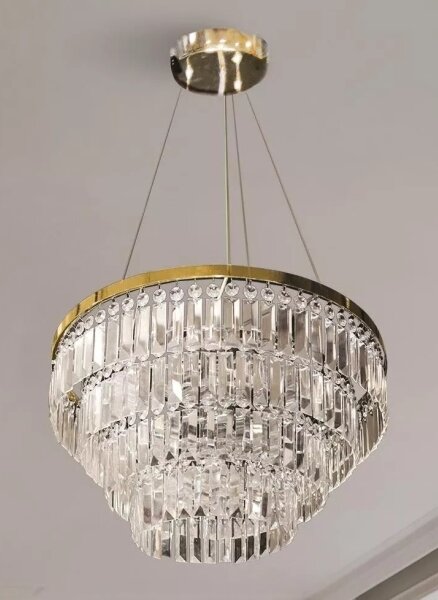 Azzardo AZ4906 - Lampadario di cristallo a sospensione SALERNO 12xG9/40W/230V