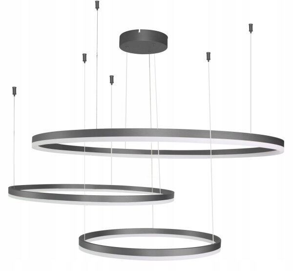 Azzardo AZ4707 - Lampadario LED su corda HALO LED/130W/230V nero