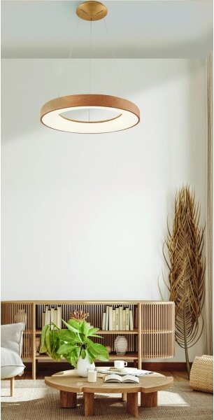 Azzardo AZ5006 - Lampadario LED a sospensione con filo SANTANA LED/30W/230V marrone