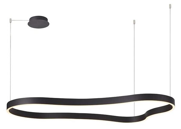 Azzardo AZ5093 - Lampadario a sospensione con filo LED dimmerabile MIRABELLA LED/60W/230V nero