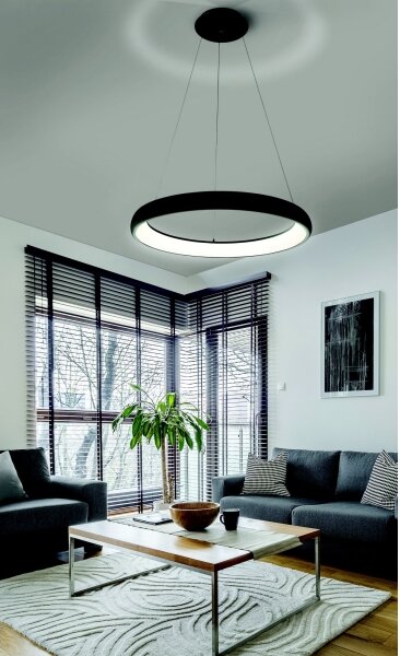 Azzardo AZ5060 - Lampadario a sospensione con filo LED dimmerabile ANTONIO LED/32W/230V nero + +TC