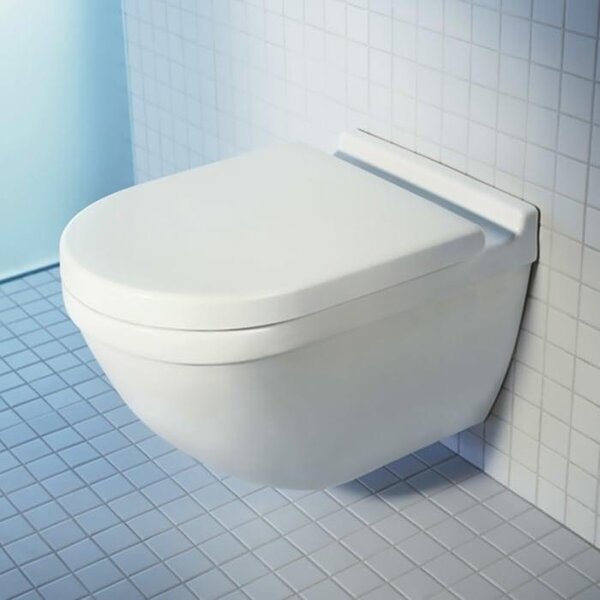 WC sospeso Duravit RIMLESS STARCK 3 profondo, 360 x 540 mm HygieneGlaze bianco