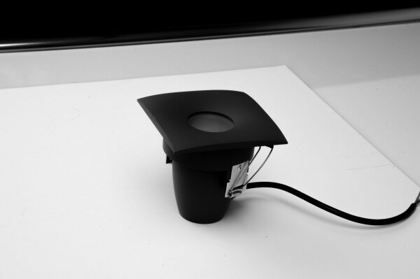 Azzardo AZ5392 - Lampada da incasso bagno ROMOLO 1xGU10/50W/230V IP65 nero
