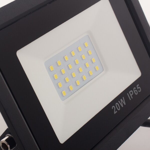 Proiettore LED con sensore, 20W, 230V, IP65