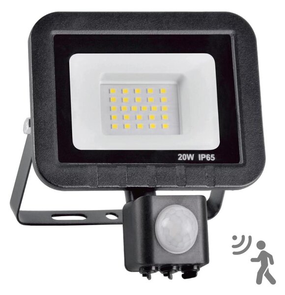 Proiettore LED con sensore, 20W, 230V, IP65