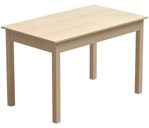 HOMCOM Tavolo pranzo bicolore moderno per 4-6 persone, 119x70x75 cm | Aosom Italy