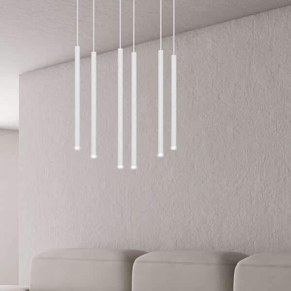 Lampadario a sospensione SELTER 6 WHITE Colore del corpo Bianco