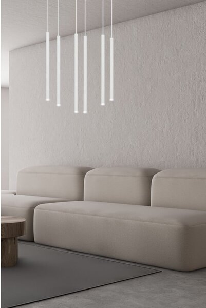 Lampadario a sospensione SELTER 6 WHITE Colore del corpo Bianco