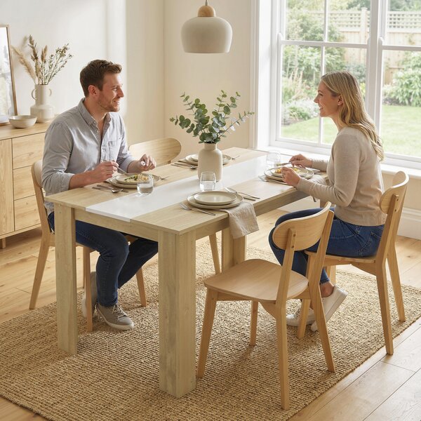 HOMCOM Tavolo pranzo moderno 2-4 persone in legno, 120x69x75 cm | Aosom Italy