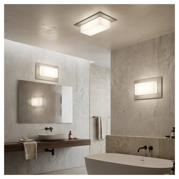 Plafoniera moderno top light miami plus r gx53 led ip54 alluminio policarbonato - Top Light