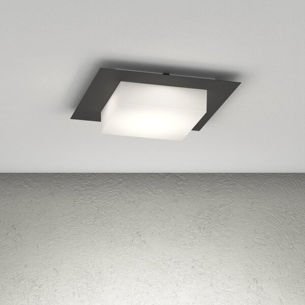 Plafoniera moderno top light miami plus q gx53 led ip54 alluminio policarbonato - Top Light