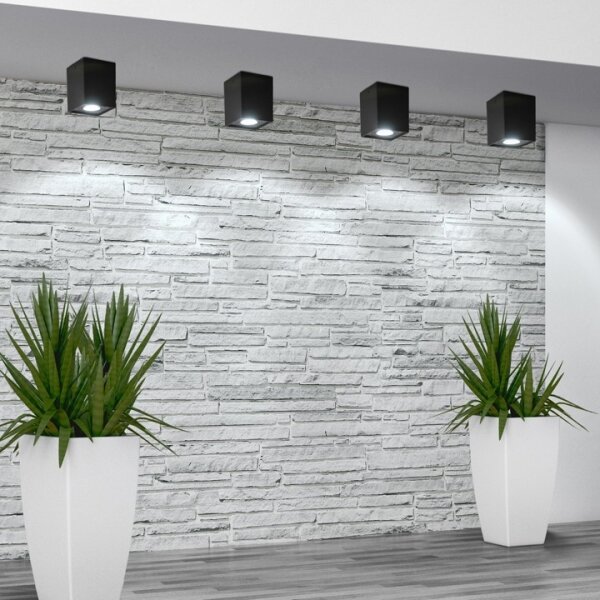 Luce Spot HADAR Q1 1xGU10/10W/230V nero