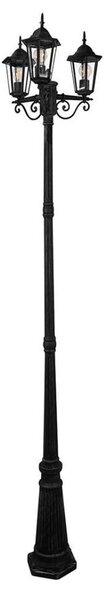 Lampada da esterno 3xE27/20W/230V IP43 2,58 m nero