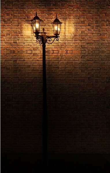 Lampada da esterno 3xE27/20W/230V IP43 2,58 m nero