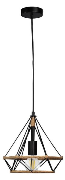 Lampadario su fune BROXTON 1xE27/20W/230V