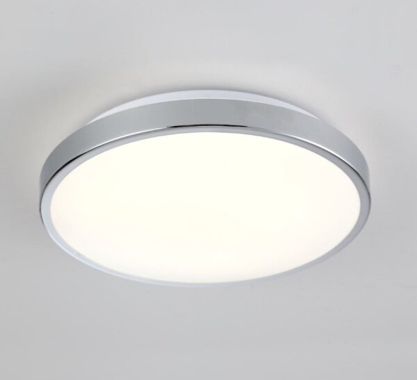 Plafoniera LED KERN LED/15W/230V diametro 30 cm cromo lucido