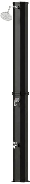 Outsunny Doccia solare 60 L con soffione orientabile e rubinetto | Aosom Italy