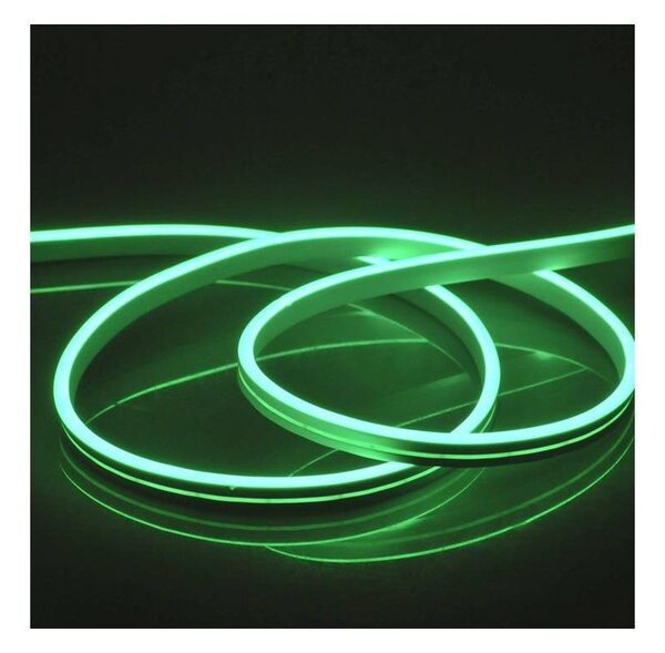 Striscia LED NEON 2 m LED/14W/12V IP65 verde