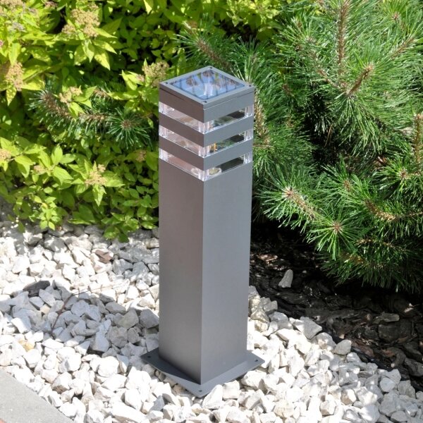 Lampada esterna TEKSAS 1xE27/12W/230V IP44 44 cm antracite