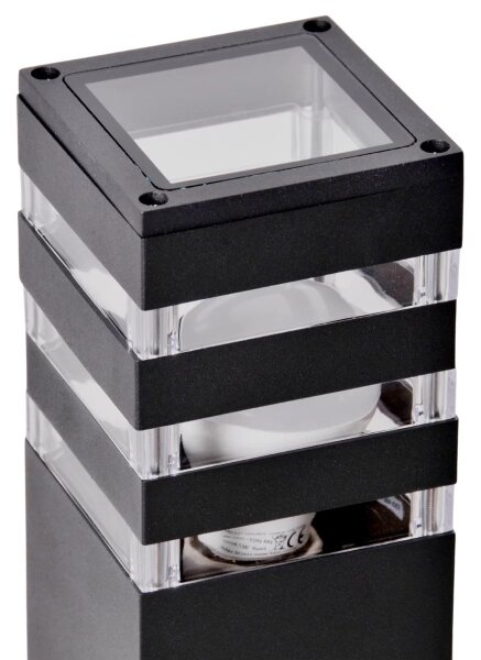 Lampada esterna TEKSAS 1xE27/12W/230V IP44 44 cm antracite