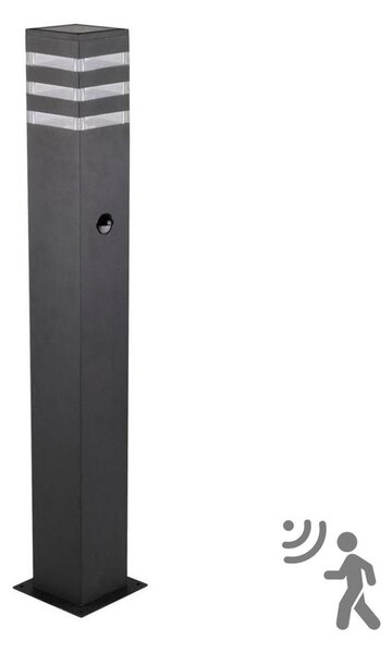 Lampada da esterno con sensore TEKSAS 1xE27/12W/230V IP44 74 cm antracite